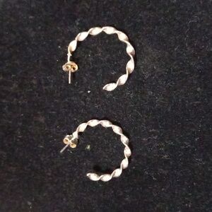 Silver Hoop Earrings